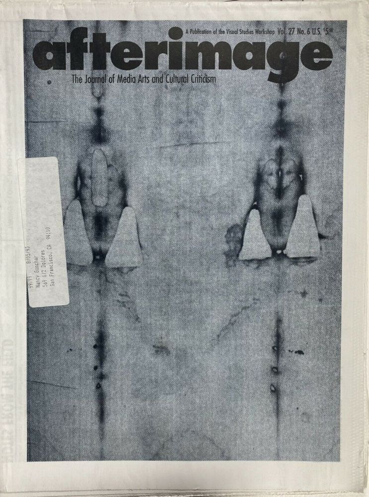 AFTERIMAGE magazine side cover  Vol 27 No  6  May/June 2000